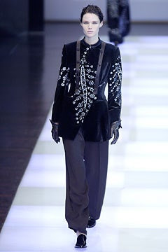Giorgio Armani fashion show for Autumn/Winter 2002