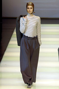 Giorgio Armani fashion show for Autumn/Winter 2002