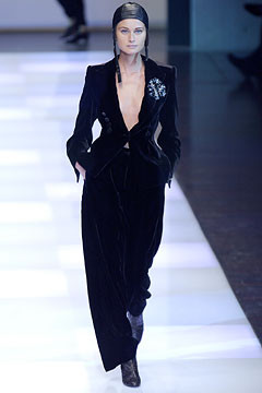 Giorgio Armani fashion show for Autumn/Winter 2002