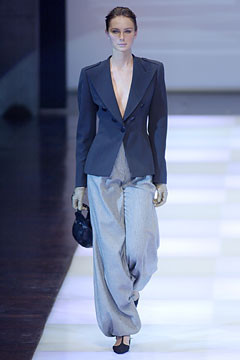 Giorgio Armani fashion show for Autumn/Winter 2002