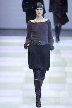 Giorgio Armani fashion show for Autumn/Winter 2002