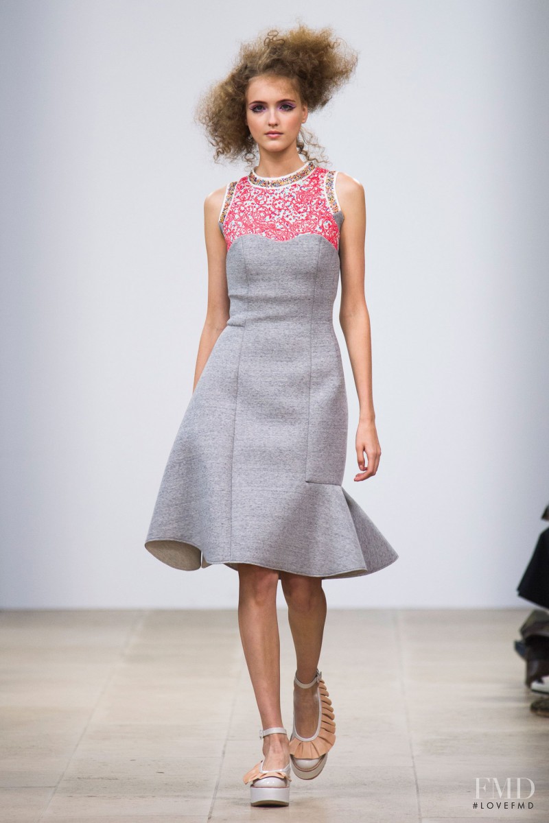 Jane Grybennikova featured in  the Julien David fashion show for Spring/Summer 2015