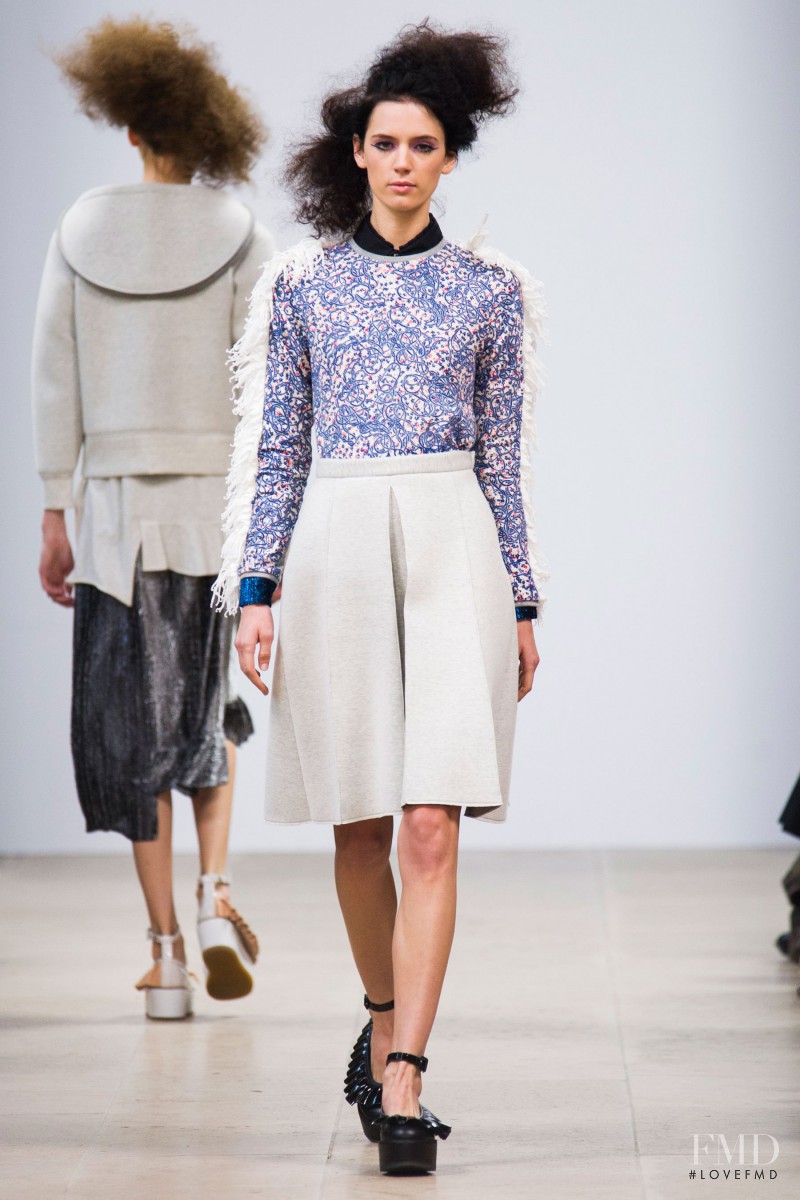 Sarah Stewart featured in  the Julien David fashion show for Spring/Summer 2015