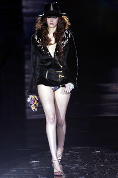 Julien Macdonald fashion show for Autumn/Winter 2002