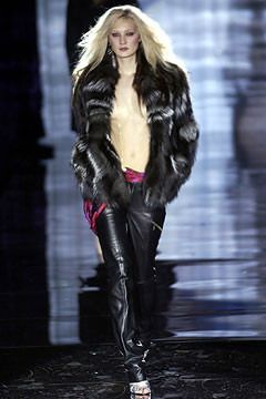 Julien Macdonald fashion show for Autumn/Winter 2002
