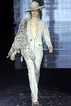 Julien Macdonald fashion show for Autumn/Winter 2002