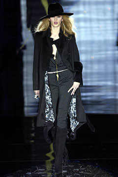 Julien Macdonald fashion show for Autumn/Winter 2002