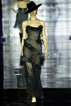 Julien Macdonald fashion show for Autumn/Winter 2002