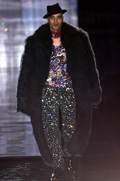 Julien Macdonald fashion show for Autumn/Winter 2002