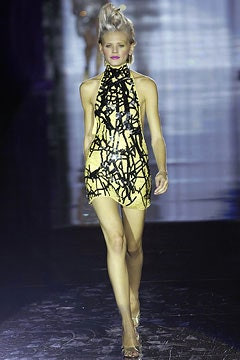 Julien Macdonald fashion show for Autumn/Winter 2002
