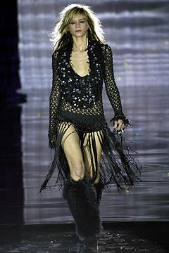 Julien Macdonald fashion show for Autumn/Winter 2002