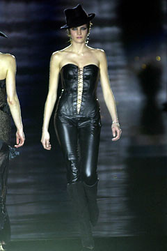 Julien Macdonald fashion show for Autumn/Winter 2002