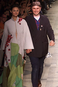 Marjan Pejoski fashion show for Autumn/Winter 2002