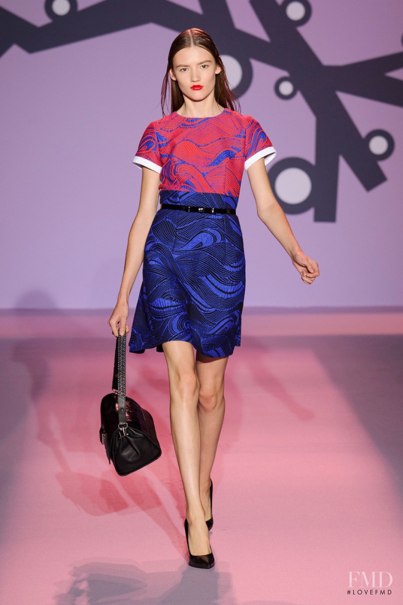 Gabriele Regesaite featured in  the Andrew Gn fashion show for Spring/Summer 2015
