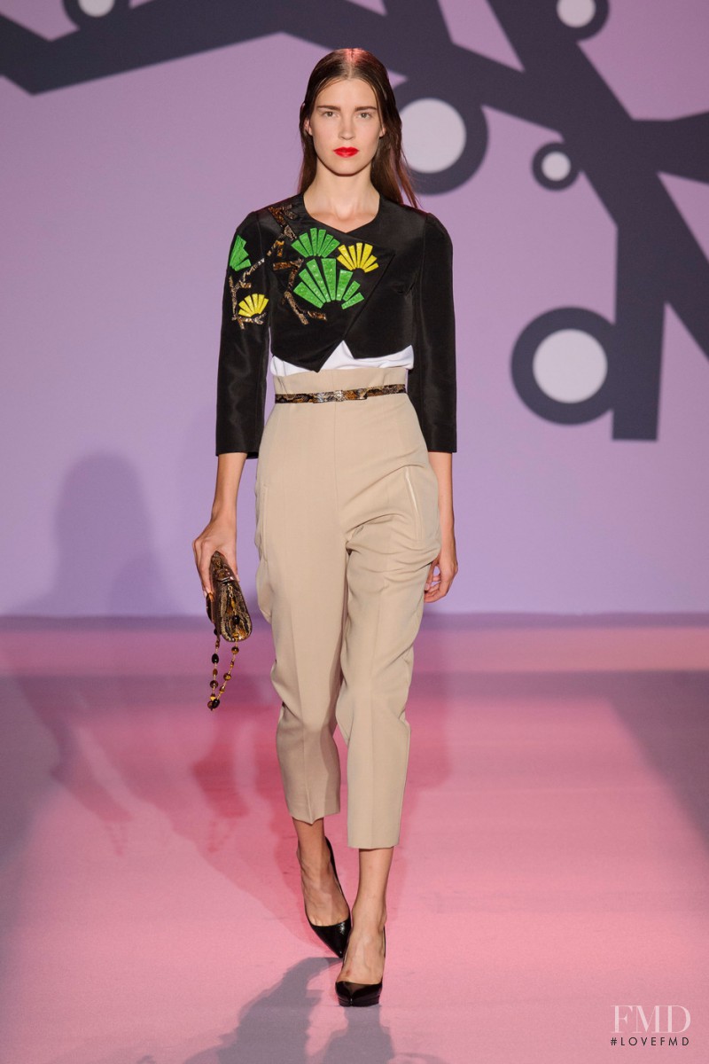 Eliza Hartmann featured in  the Andrew Gn fashion show for Spring/Summer 2015
