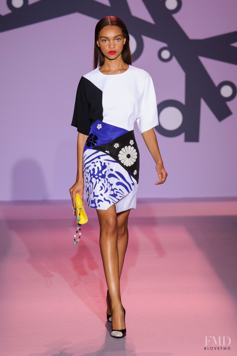 Samantha Archibald featured in  the Andrew Gn fashion show for Spring/Summer 2015