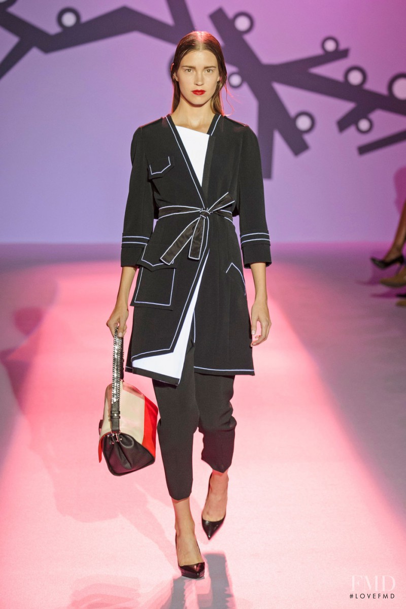 Eliza Hartmann featured in  the Andrew Gn fashion show for Spring/Summer 2015