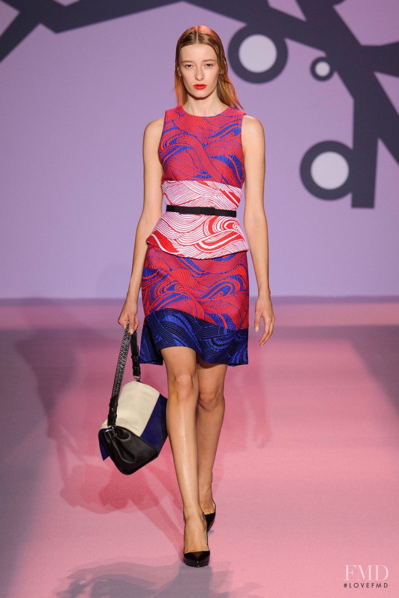 Jade de Lavareille featured in  the Andrew Gn fashion show for Spring/Summer 2015