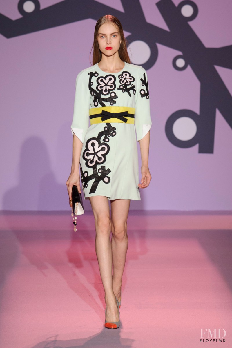 Kati Fiskaali featured in  the Andrew Gn fashion show for Spring/Summer 2015