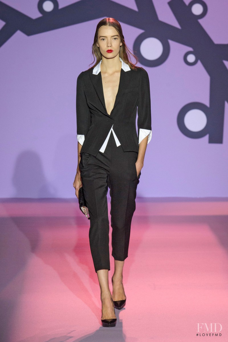 Taya Ermoshkina featured in  the Andrew Gn fashion show for Spring/Summer 2015