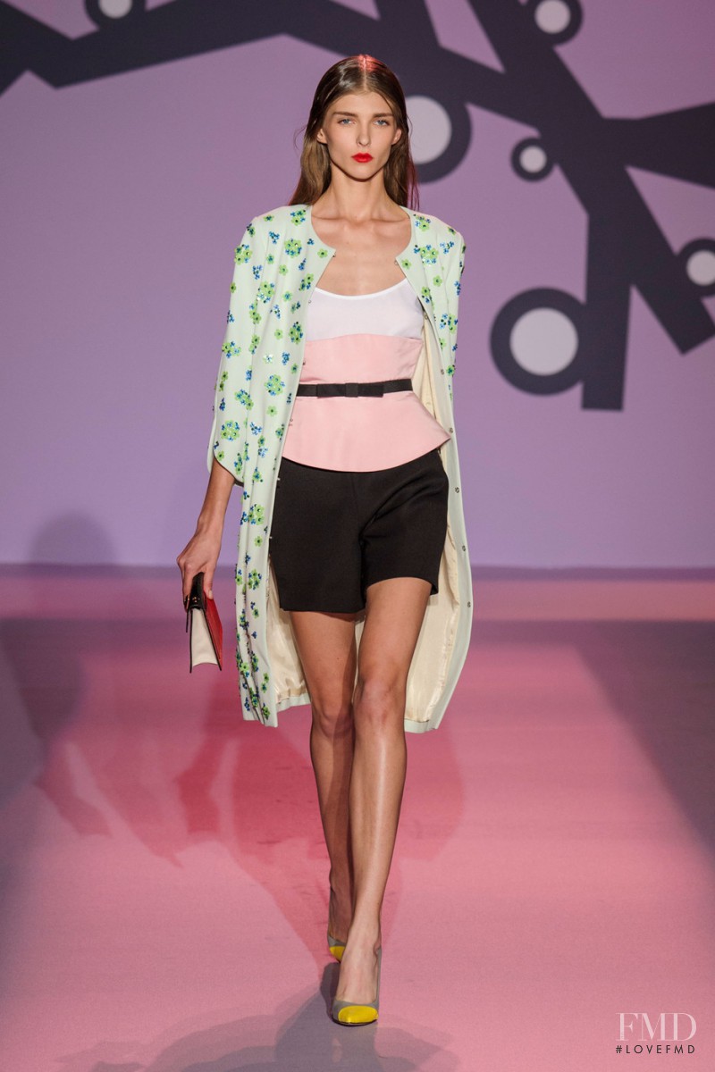 Anastasia Lagune featured in  the Andrew Gn fashion show for Spring/Summer 2015