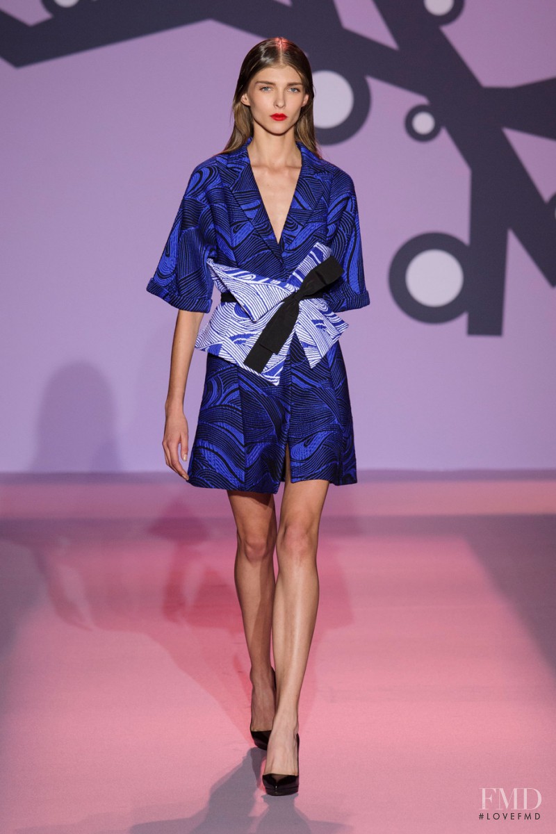 Anastasia Lagune featured in  the Andrew Gn fashion show for Spring/Summer 2015
