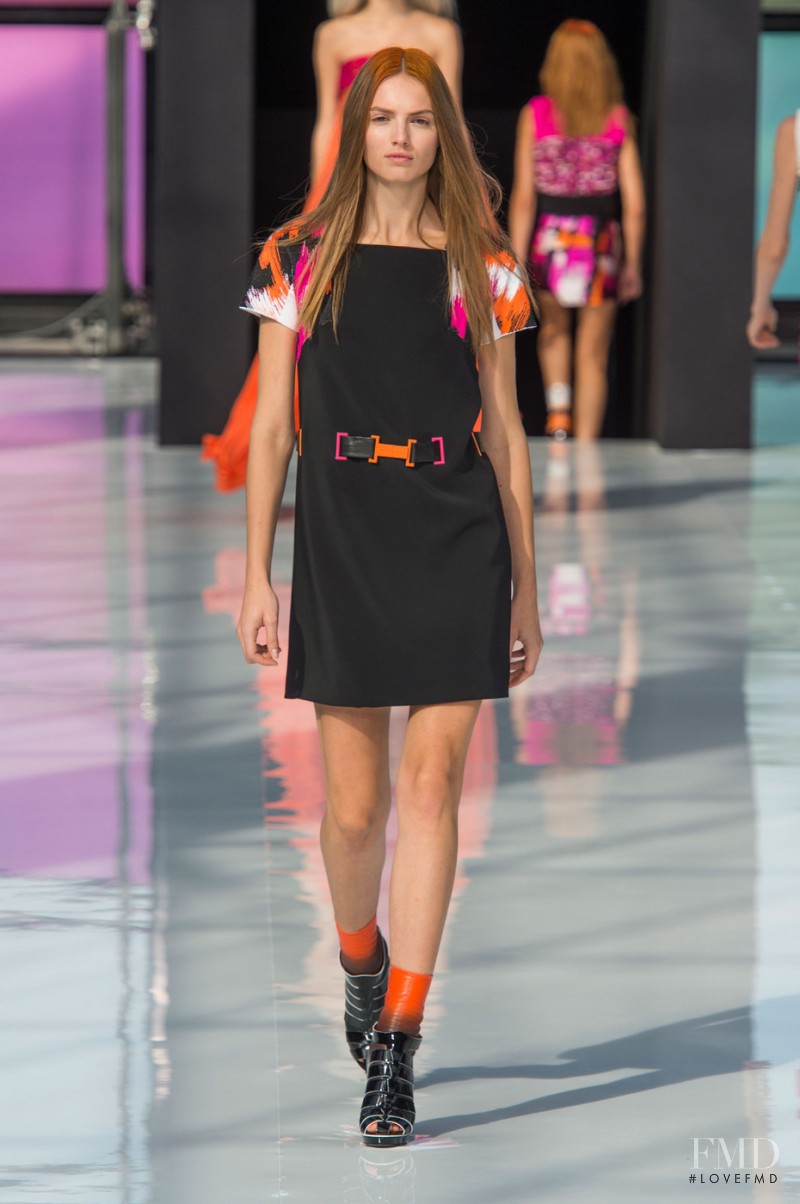 Agne Konciute featured in  the Maxime Simoëns fashion show for Spring/Summer 2015
