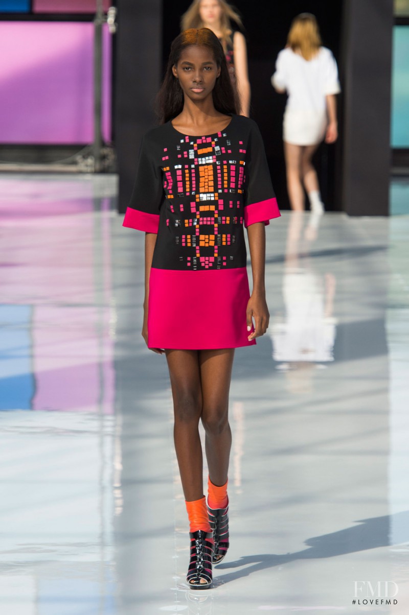 Tami Williams featured in  the Maxime Simoëns fashion show for Spring/Summer 2015