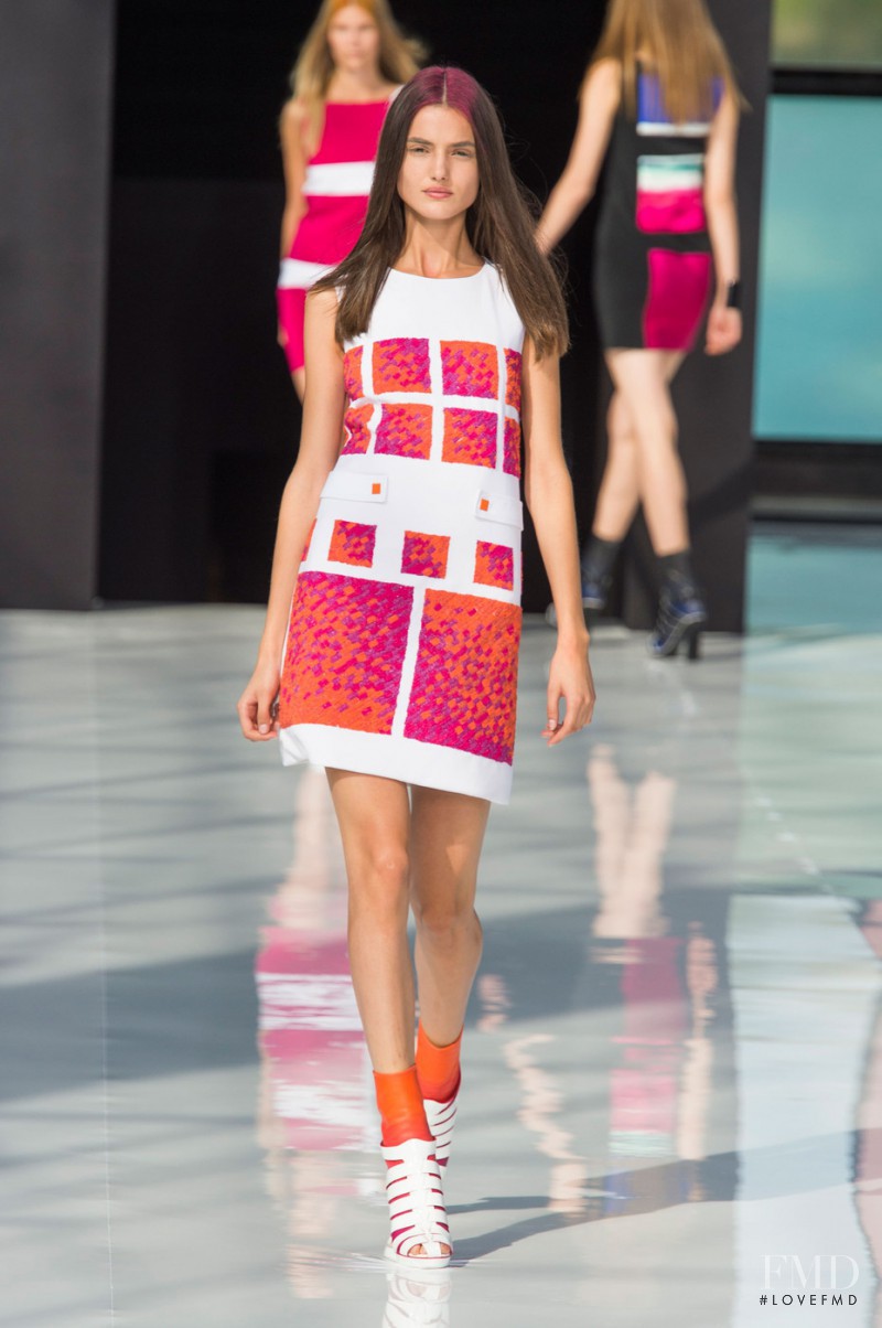Blanca Padilla featured in  the Maxime Simoëns fashion show for Spring/Summer 2015