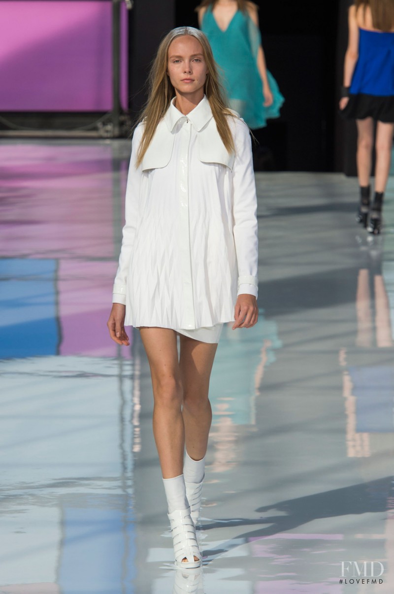 Kristy Kaurova featured in  the Maxime Simoëns fashion show for Spring/Summer 2015