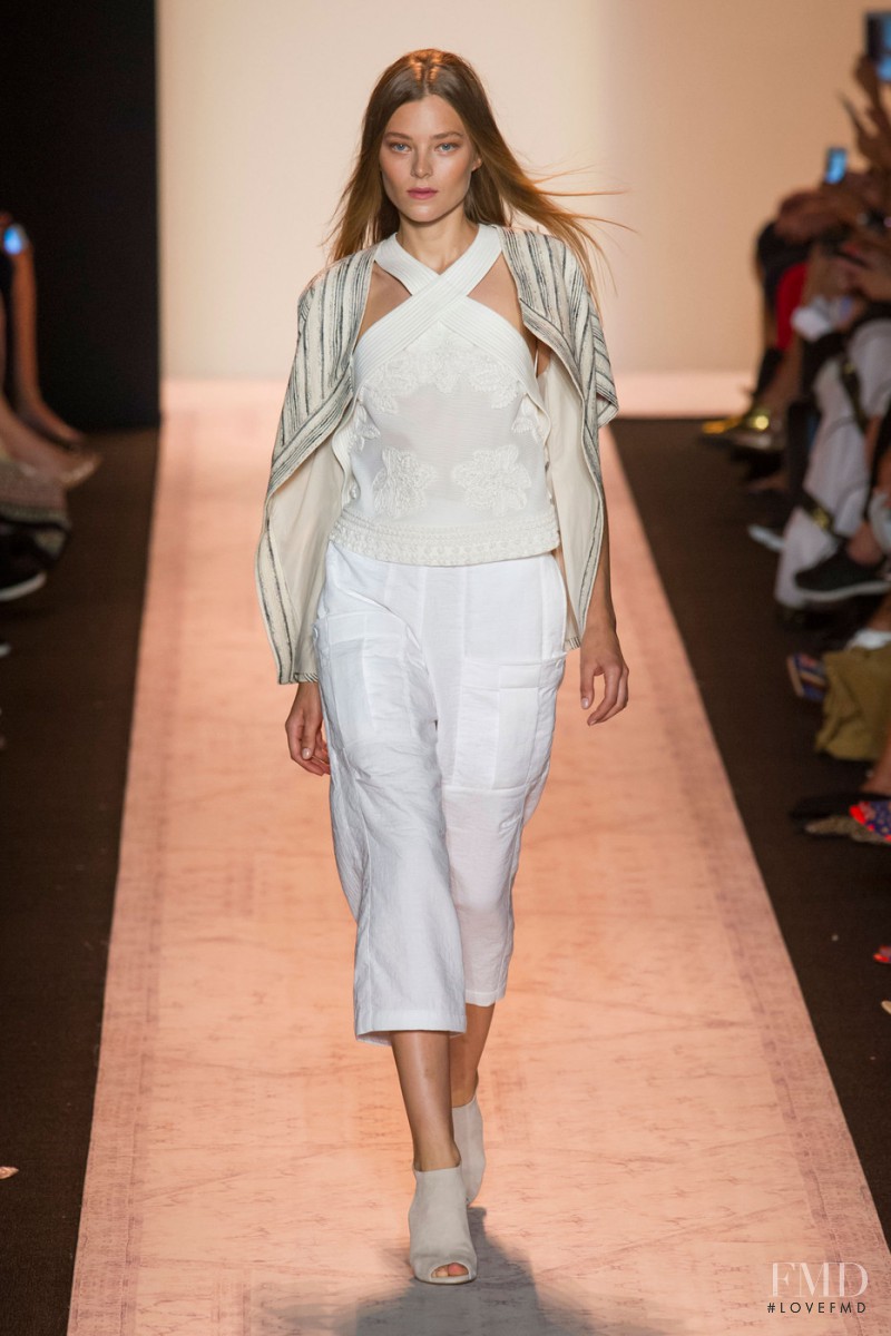 Evelina Sriebalyte featured in  the BCBG By Max Azria fashion show for Spring/Summer 2015