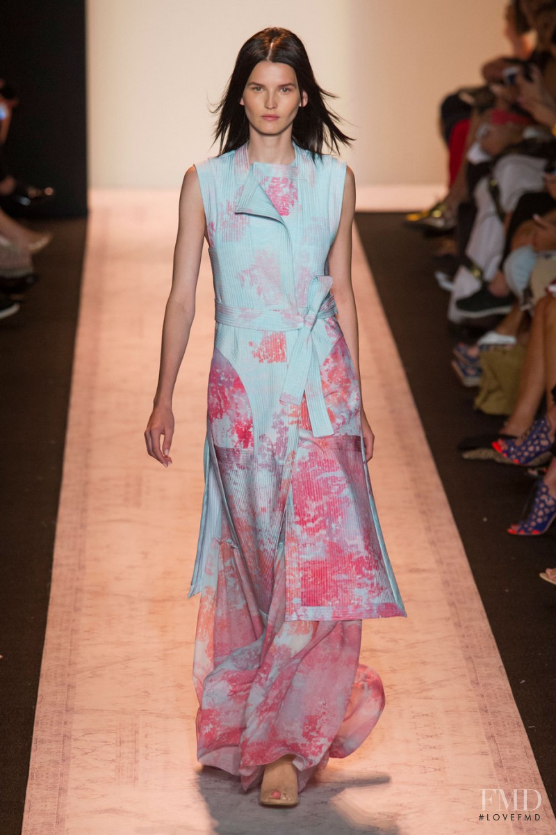 Katlin Aas featured in  the BCBG By Max Azria fashion show for Spring/Summer 2015