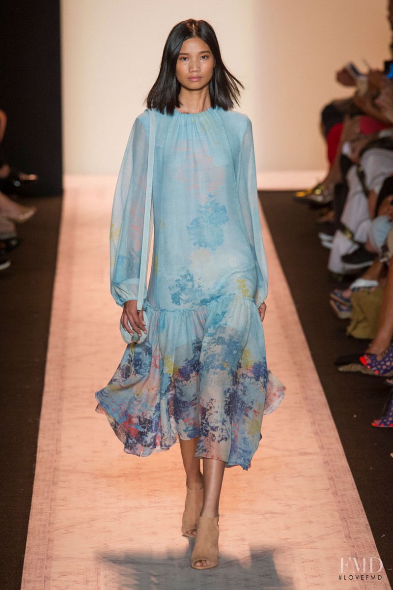 Leaf Zhang featured in  the BCBG By Max Azria fashion show for Spring/Summer 2015