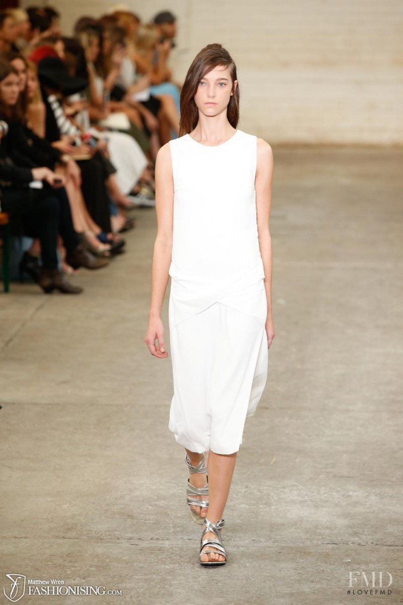 Stephanie Joy Field featured in  the Dion Lee fashion show for Spring/Summer 2015