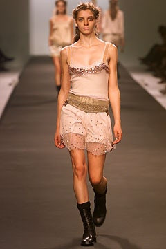 Anna Molinari fashion show for Spring/Summer 2002