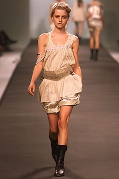 Anna Molinari fashion show for Spring/Summer 2002