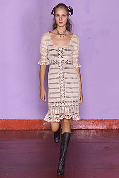 Anna Sui fashion show for Spring/Summer 2002