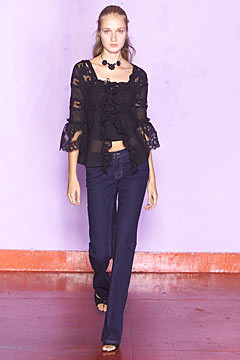 Anna Sui fashion show for Spring/Summer 2002