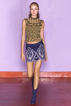 Anna Sui fashion show for Spring/Summer 2002