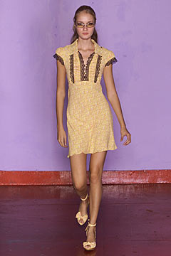 Anna Sui fashion show for Spring/Summer 2002