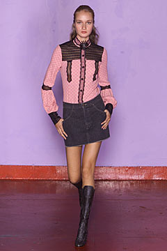 Anna Sui fashion show for Spring/Summer 2002