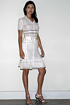Badgley Mischka fashion show for Spring/Summer 2002
