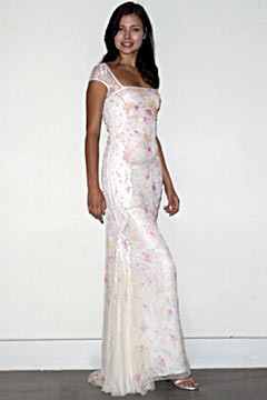 Badgley Mischka fashion show for Spring/Summer 2002
