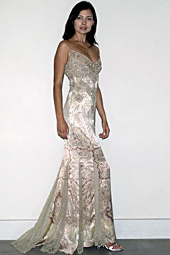Badgley Mischka fashion show for Spring/Summer 2002