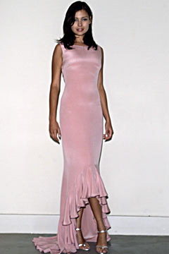 Badgley Mischka fashion show for Spring/Summer 2002