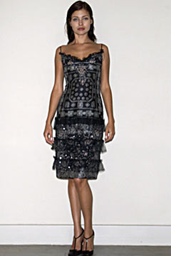 Badgley Mischka fashion show for Spring/Summer 2002