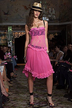 Betsey Johnson fashion show for Spring/Summer 2002
