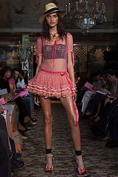 Betsey Johnson fashion show for Spring/Summer 2002