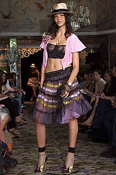 Betsey Johnson fashion show for Spring/Summer 2002