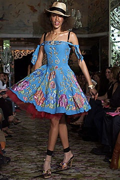 Betsey Johnson fashion show for Spring/Summer 2002